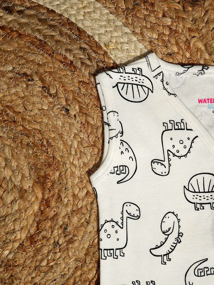 Dinosaurs Printed Baby Jabla (J19)