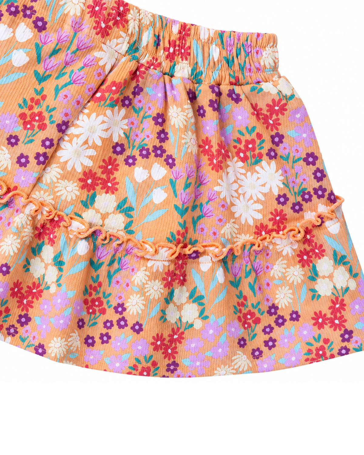 Meadow Bloom Floral Ruffle Skort Set (663)