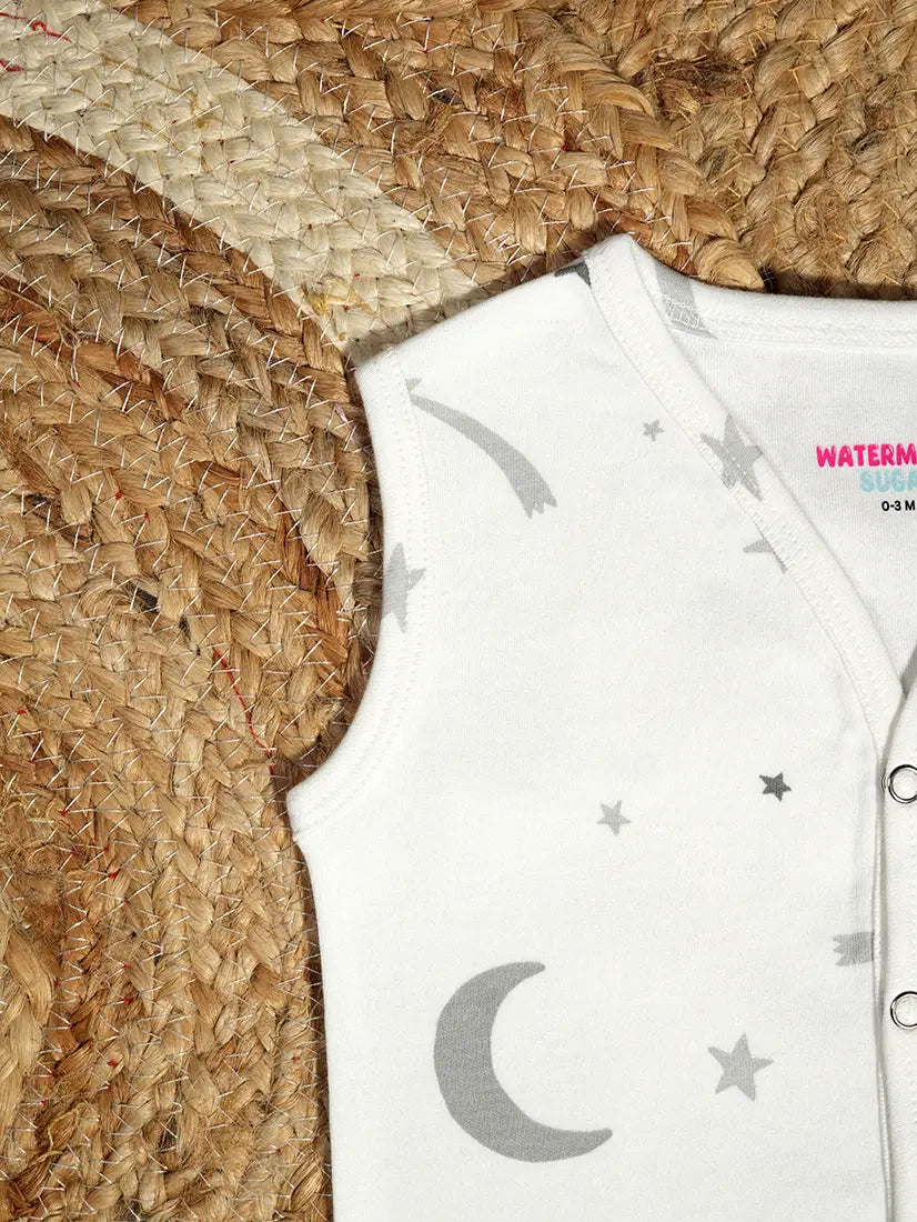 Moon & Star Print Baby Jabla (J6)