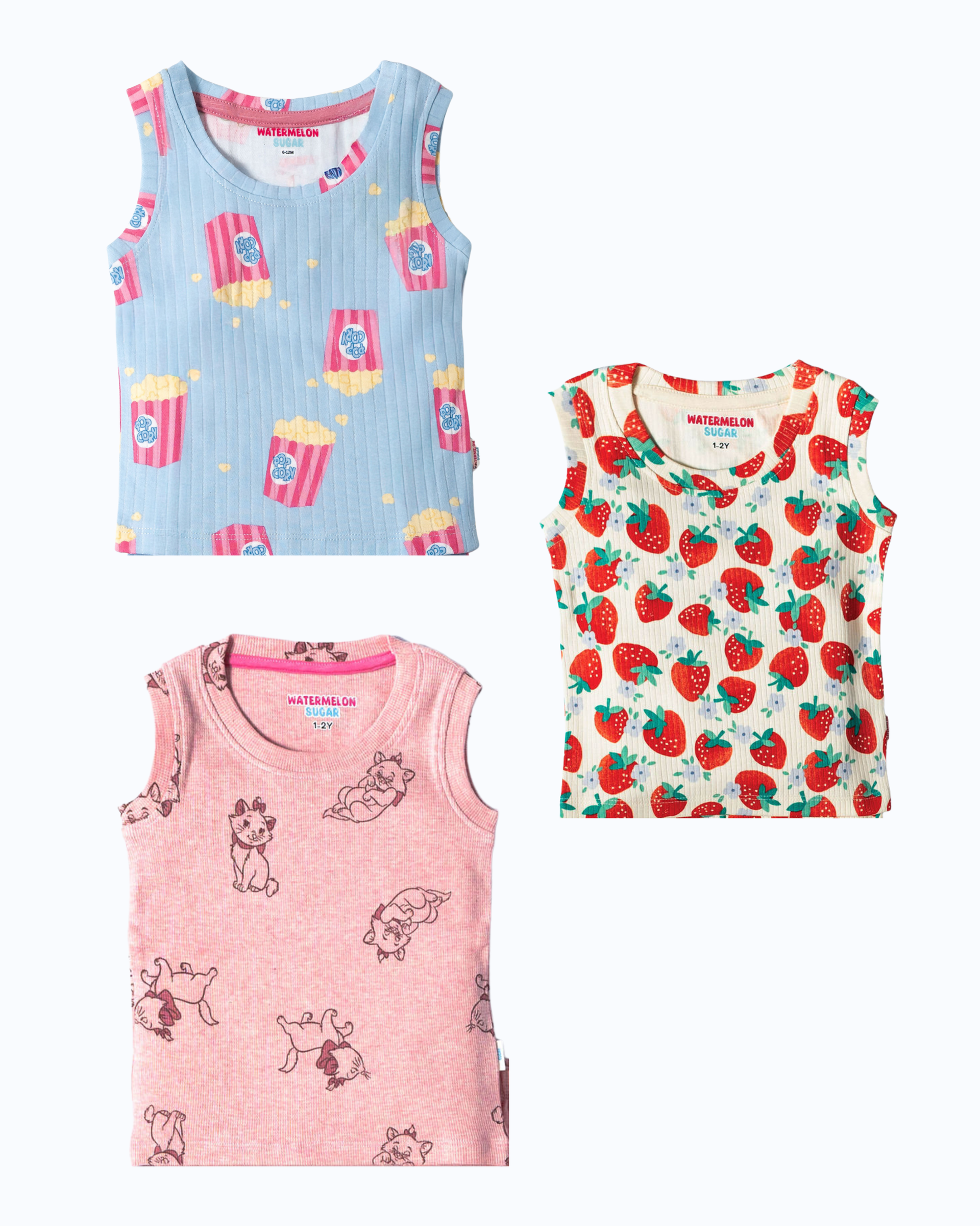 SLEEVELESS TSHIRTS-2-3Y(SL5)