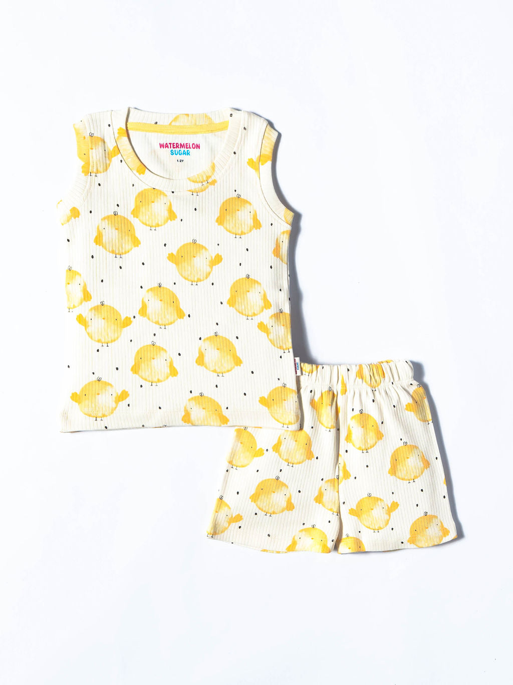 Yellow Chick Print Co-ord Set (327)
