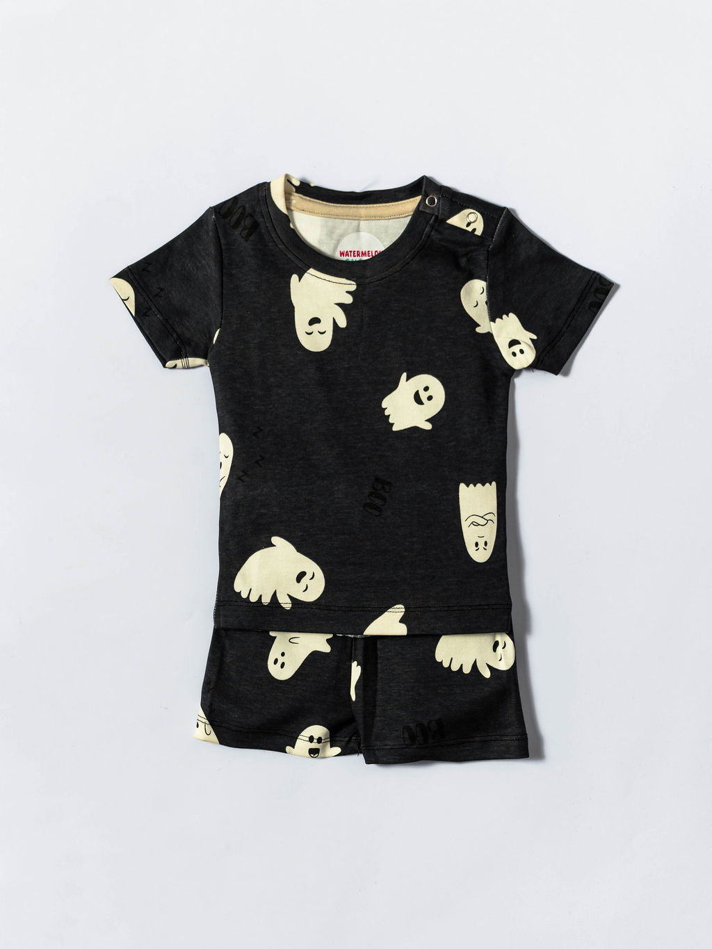 Black “Boo” Printed Co-ord Set (167)