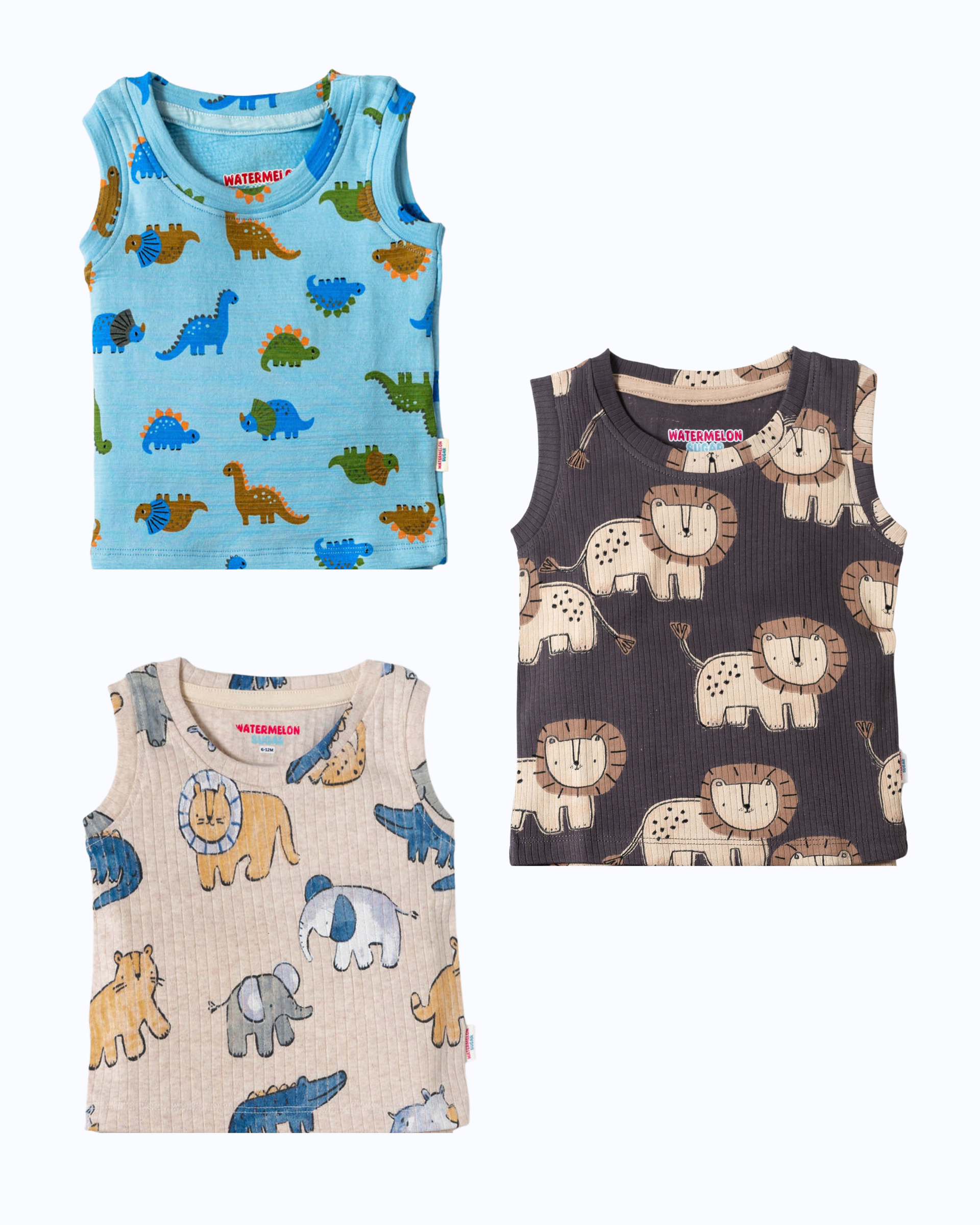 SLEEVELESS TSHIRTS-2-3Y(SL4)