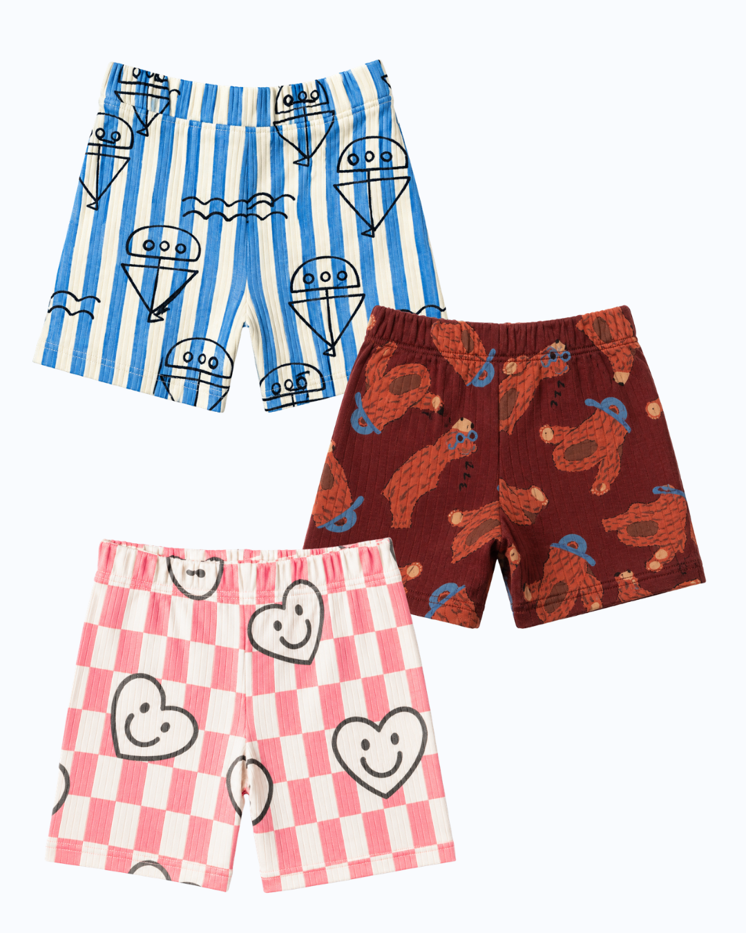SHORTS 3-4Y(PACK OF 3)-SL2