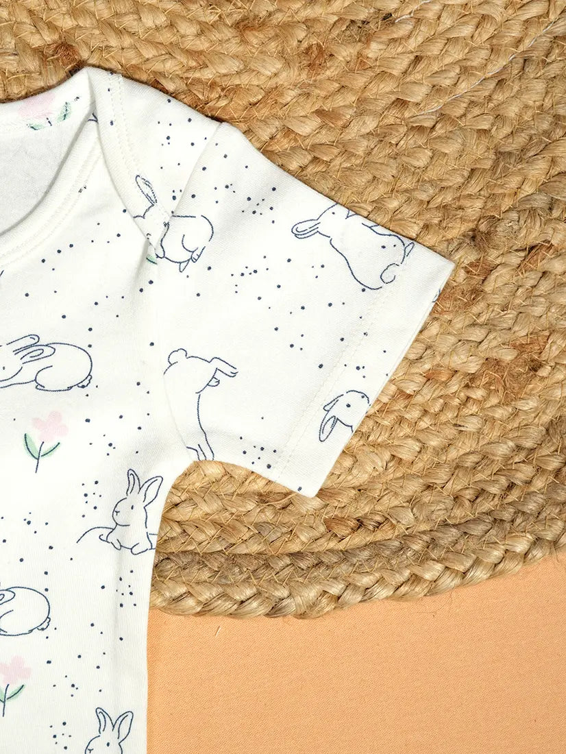 Rabbit Print Baby Romper (ROM21)