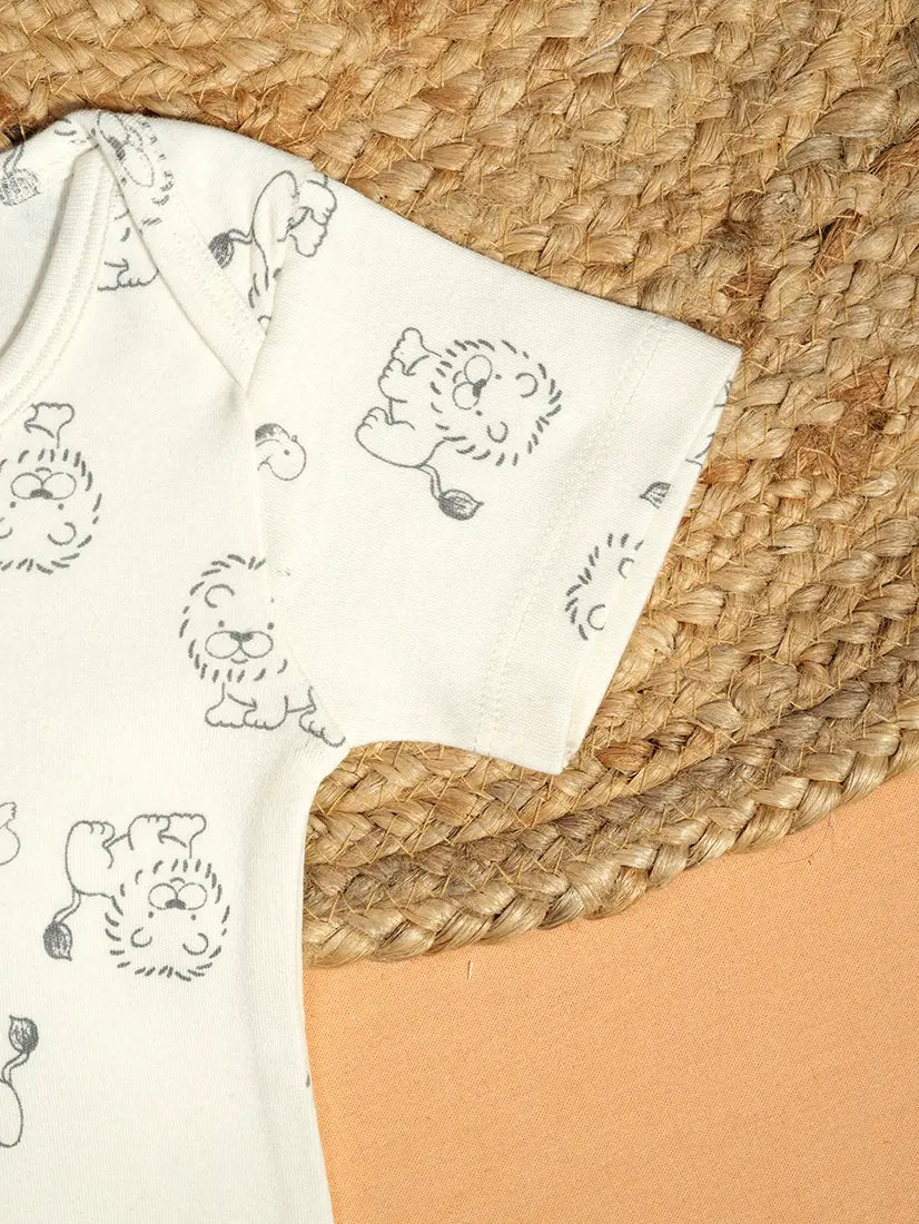 Lion Print Baby Romper (ROM16)