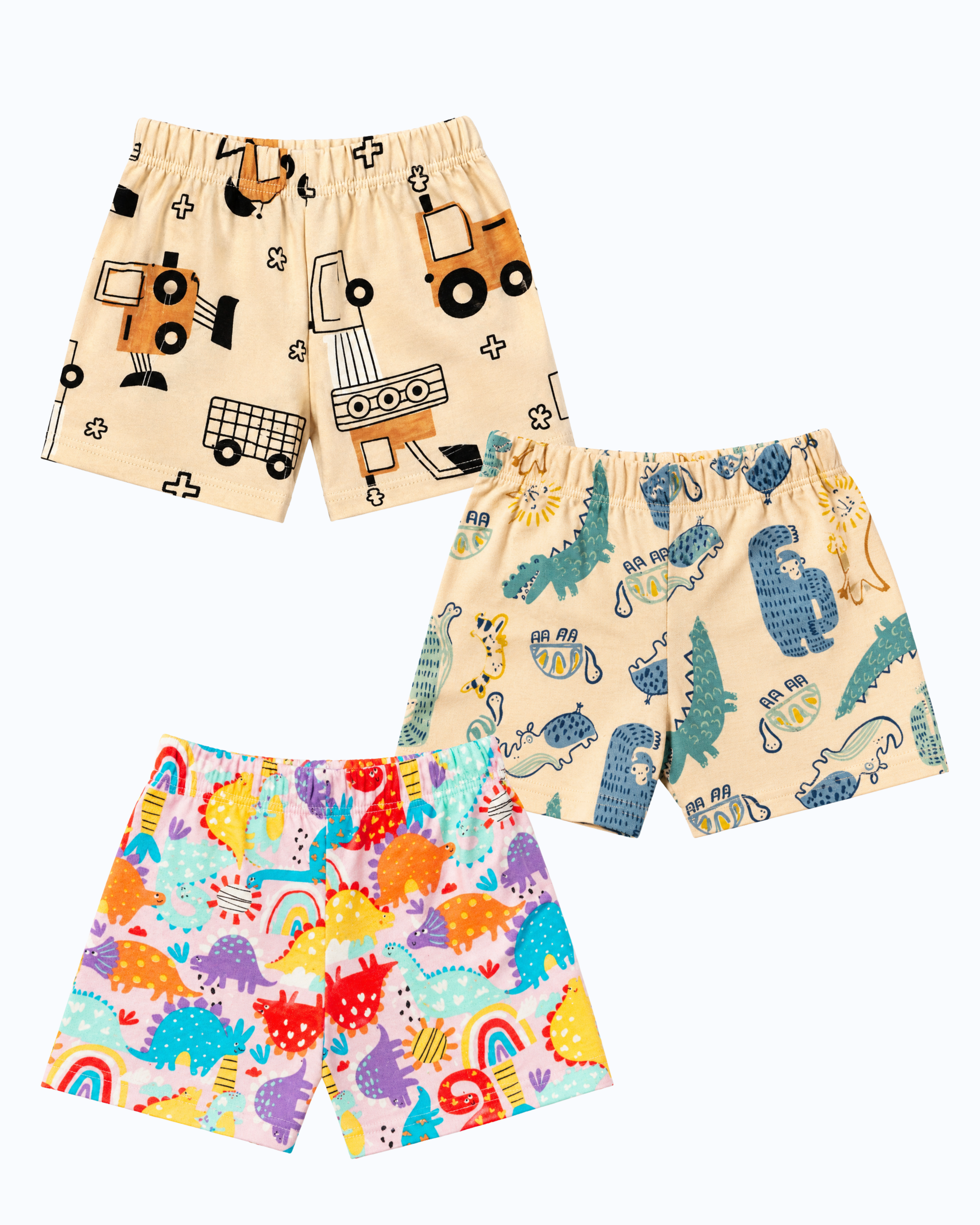 SHORTS 6-12M (PACK OF 3)-HS15