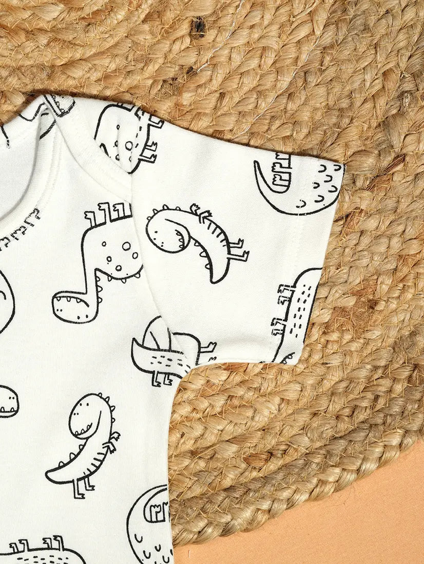 Dinosaur Print Baby Romper (ROM19)
