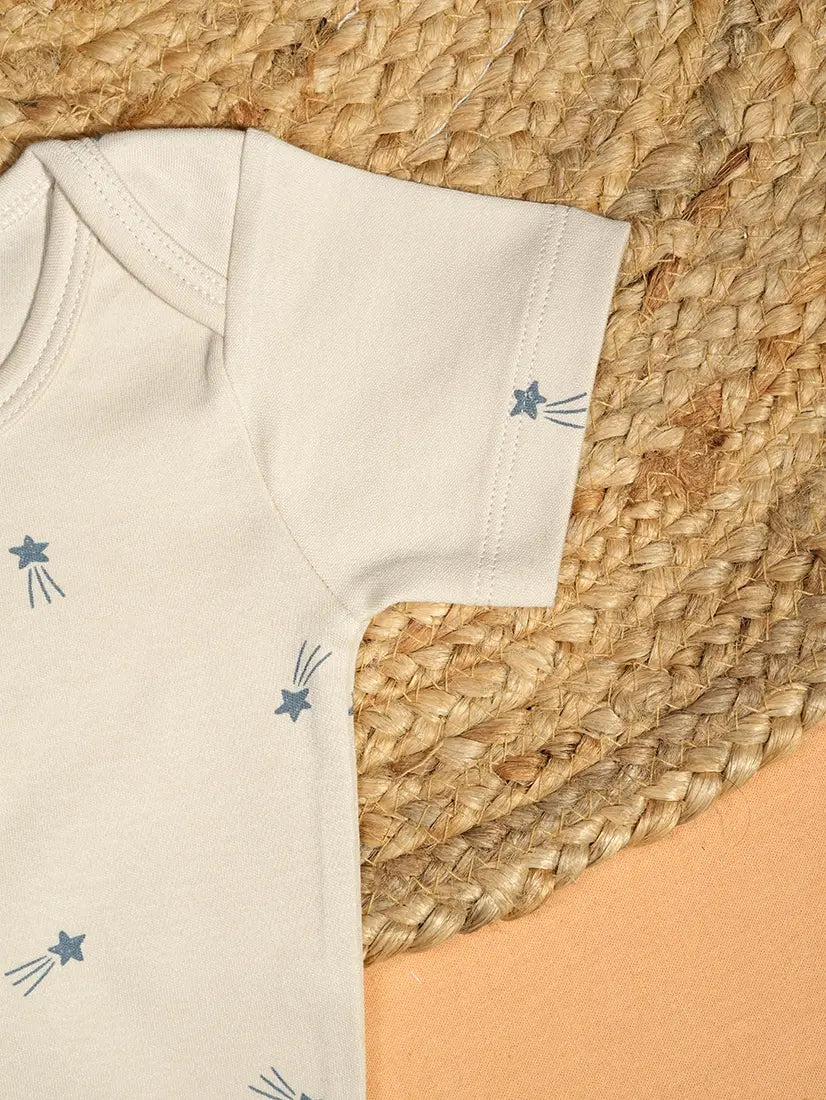 Star Printed Baby Romper