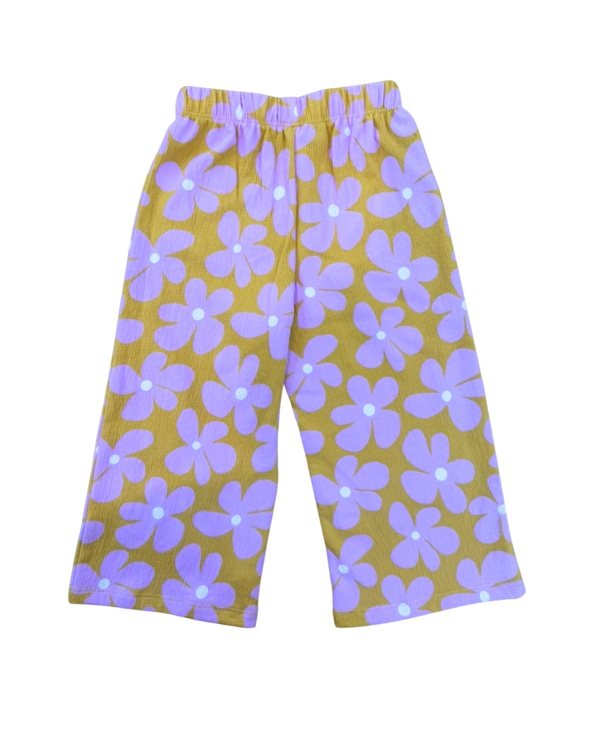 Mustard Floral Ruffle Co-ord Set(664)
