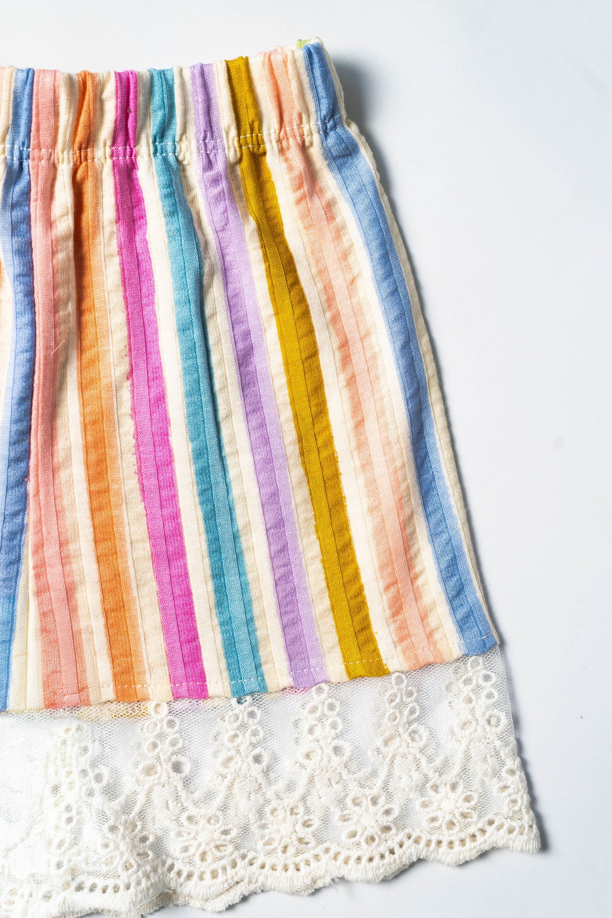 Pastel Rainbow Stripes Co-ord Set (653)