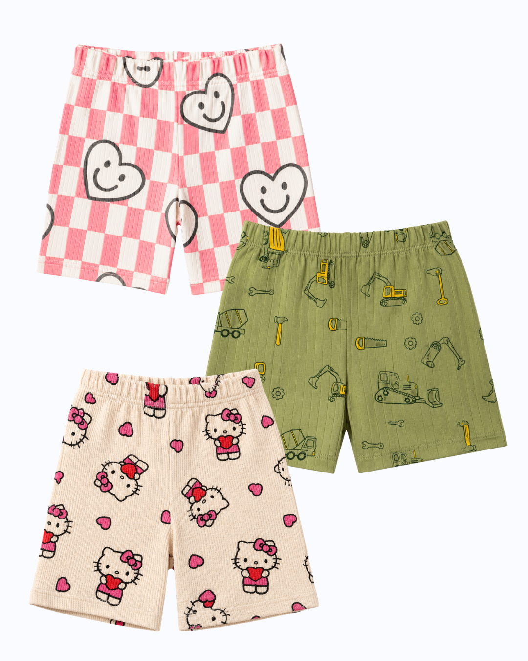 SHORTS 3-4Y(PACK OF 3)-SL3