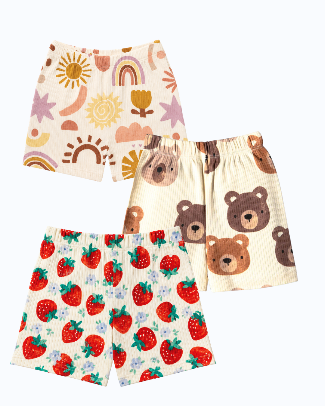 SHORTS 3-4Y(PACK OF 3)-SL6