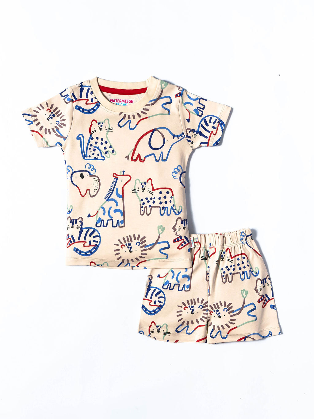 Playful Safari Animal Print Co-ord Set (443)