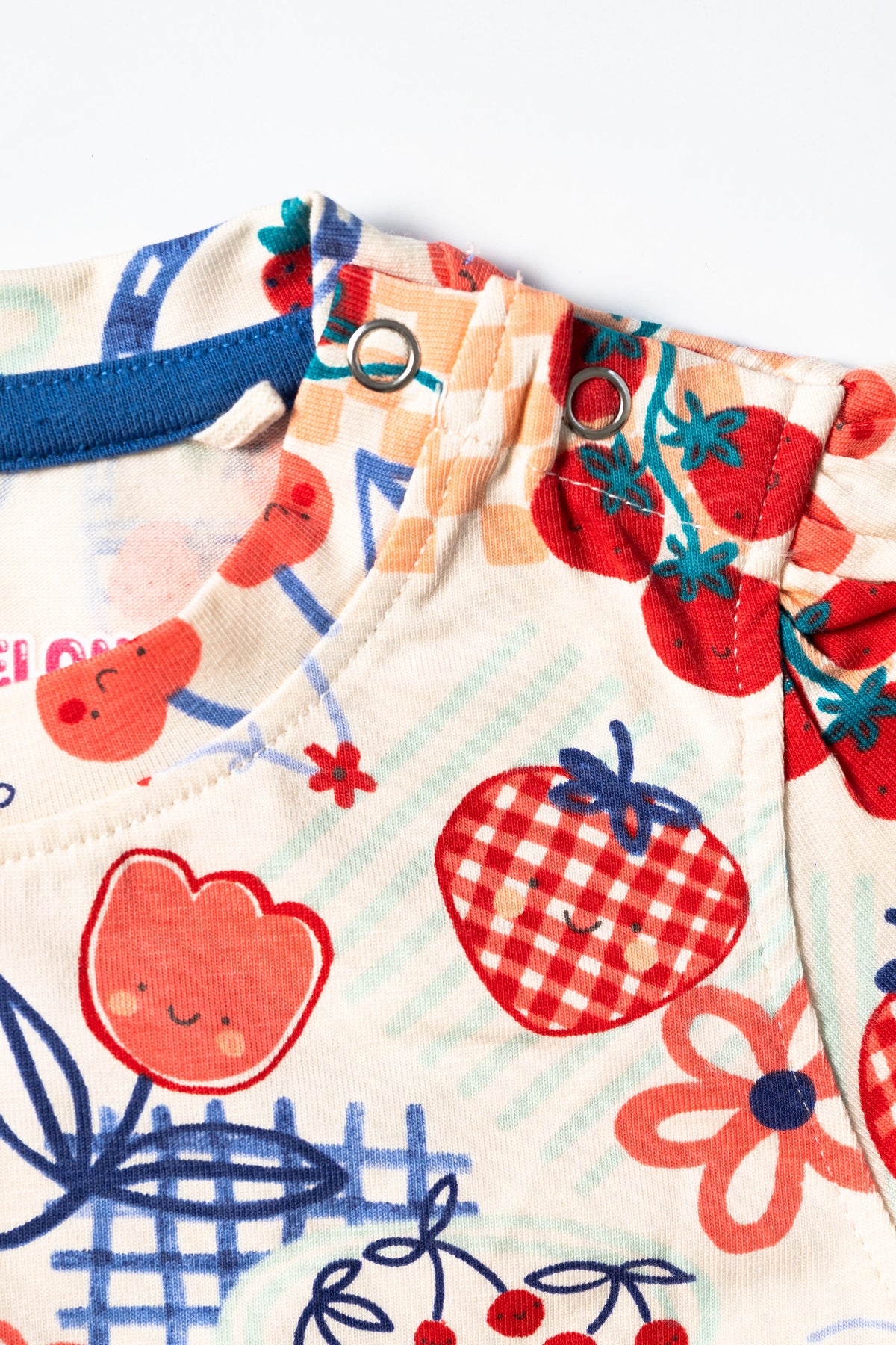 Berry Garden Puff sleeve Co-ord Set (488)