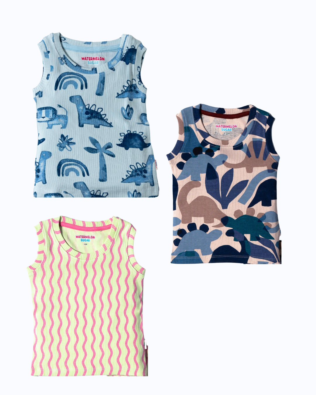 SLEEVELESS TSHIRTS-3-4Y(SL14)