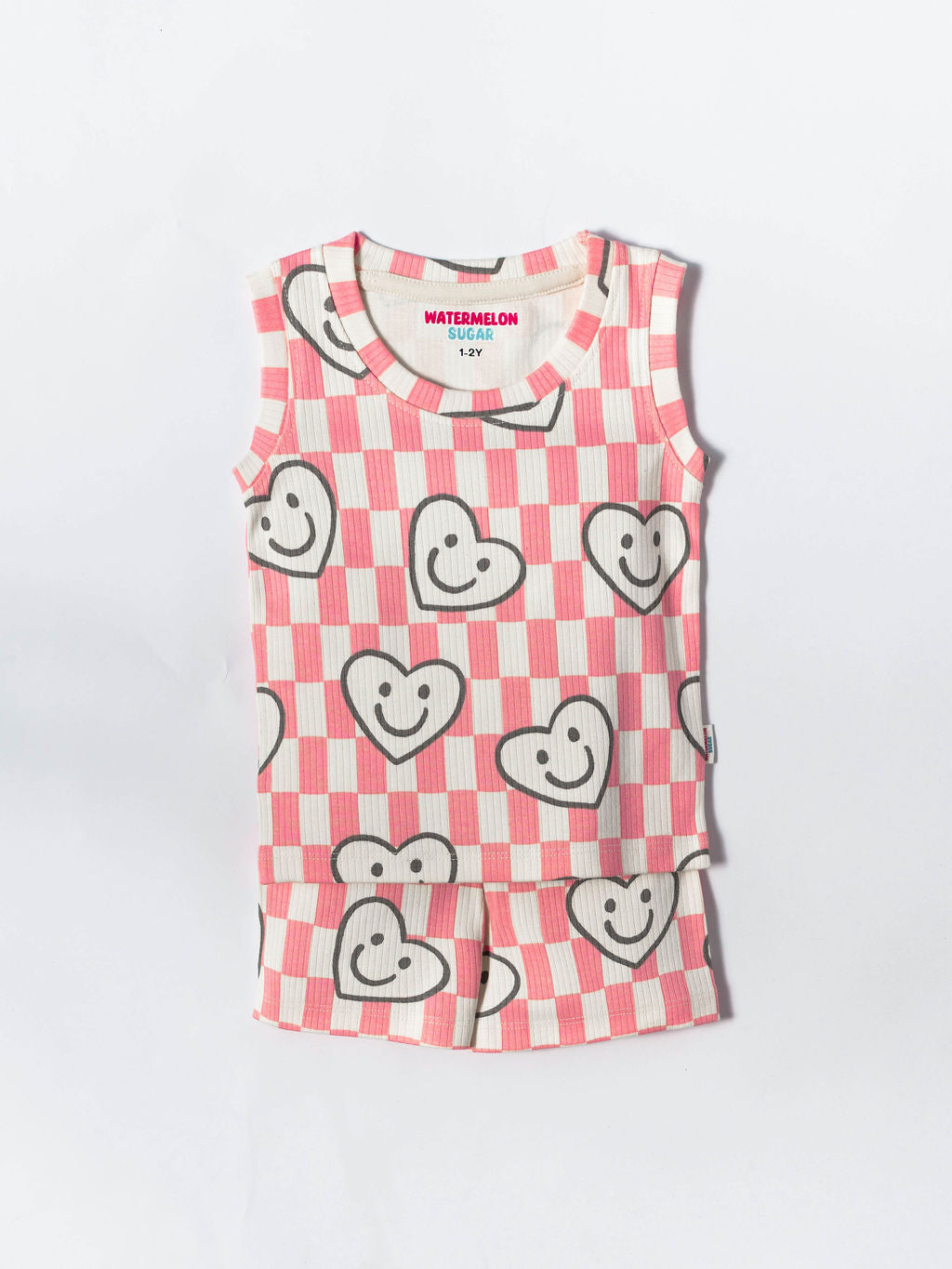 Cute checks. Happy hearts!