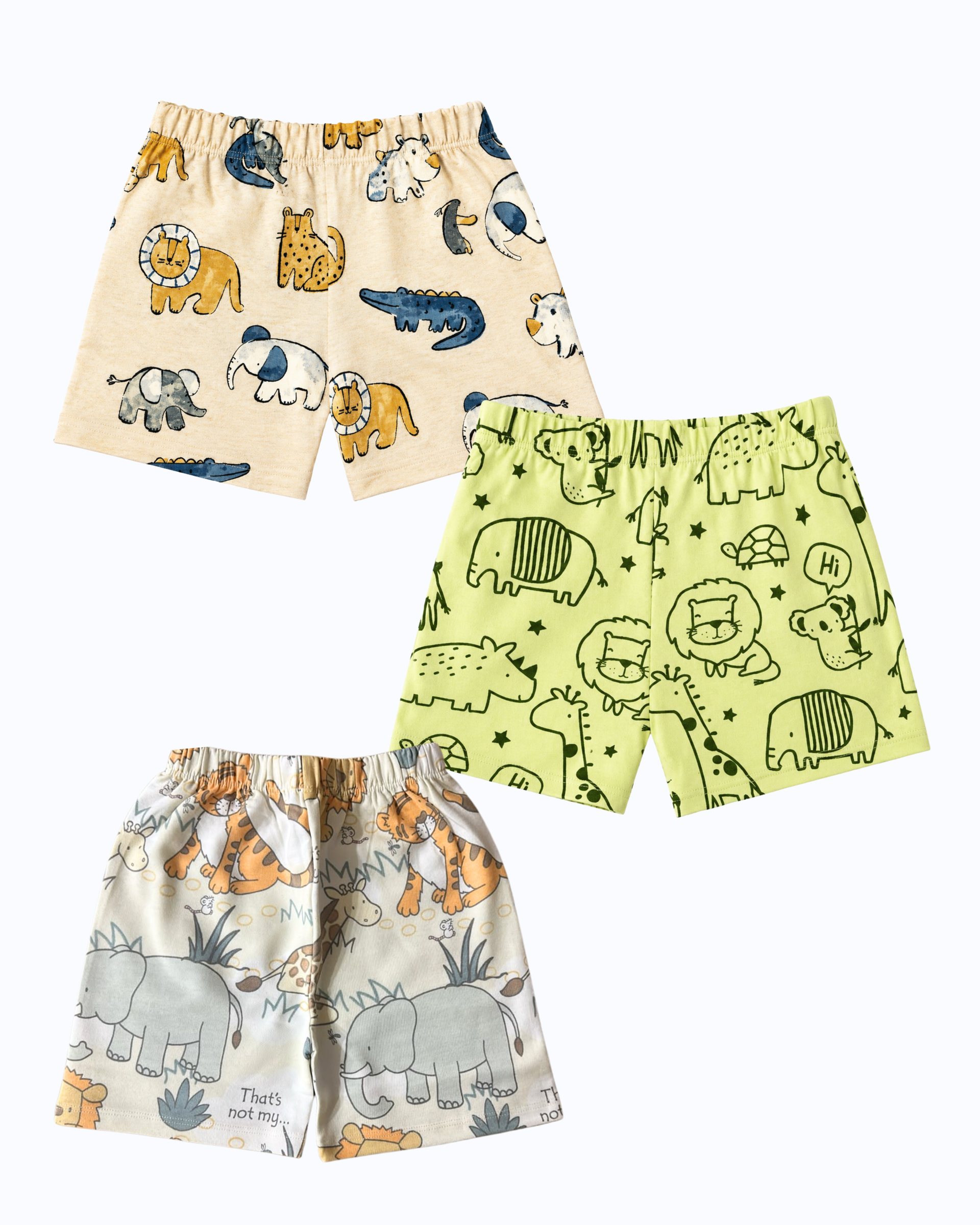 SHORTS 4-5Y (PACK OF 3)-HS13