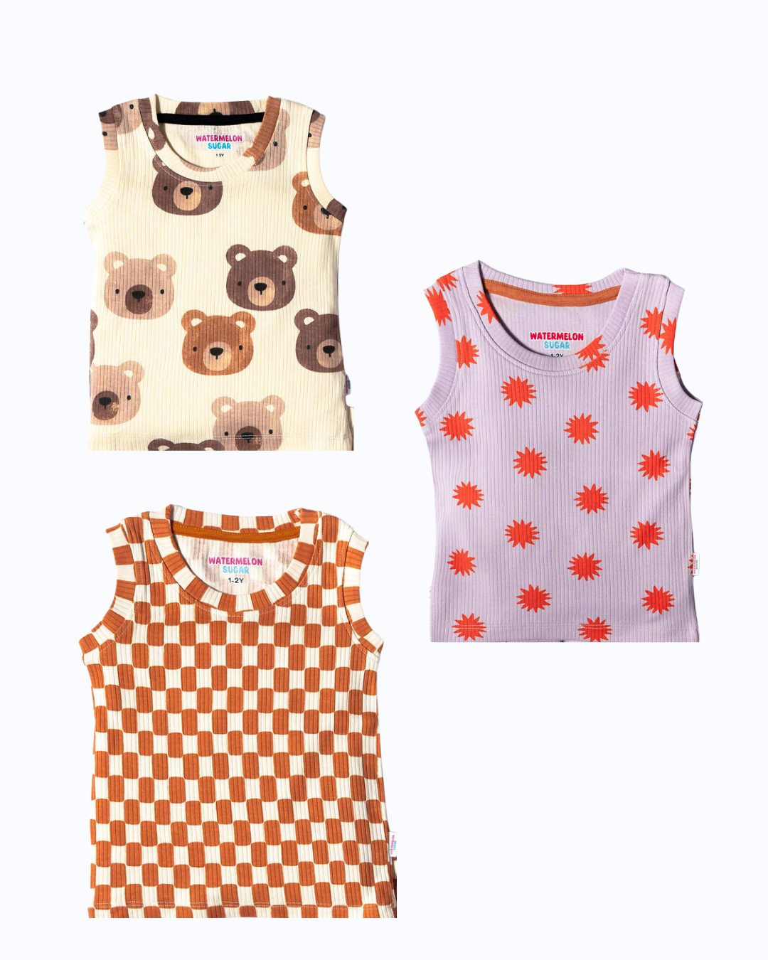 SLEEVELESS TSHIRTS 4-5Y(SL7)