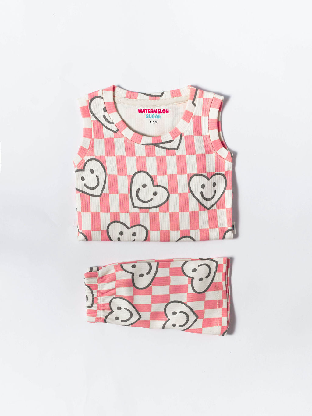 Cute checks. Happy hearts!