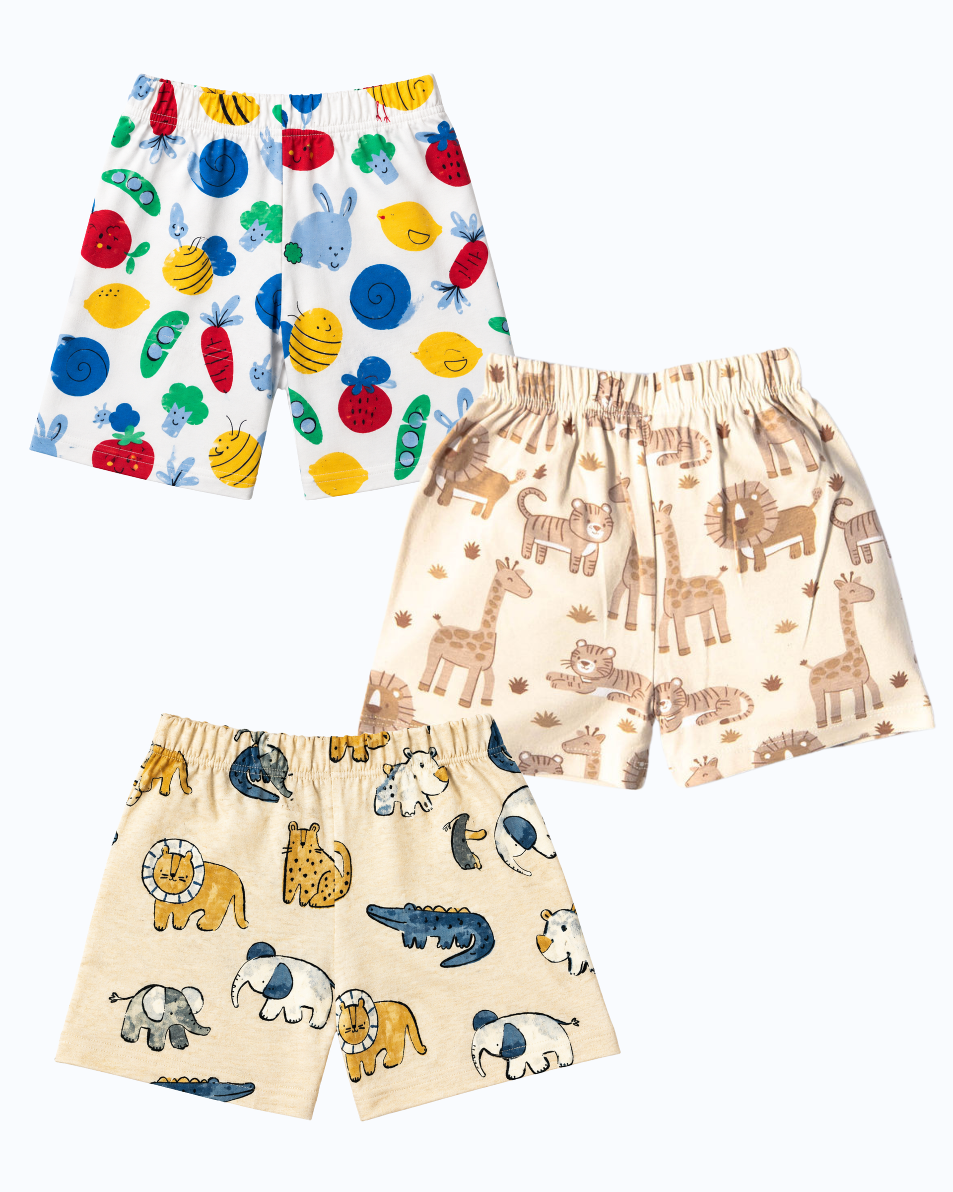SHORTS 6-12M (PACK OF 3)-HS14