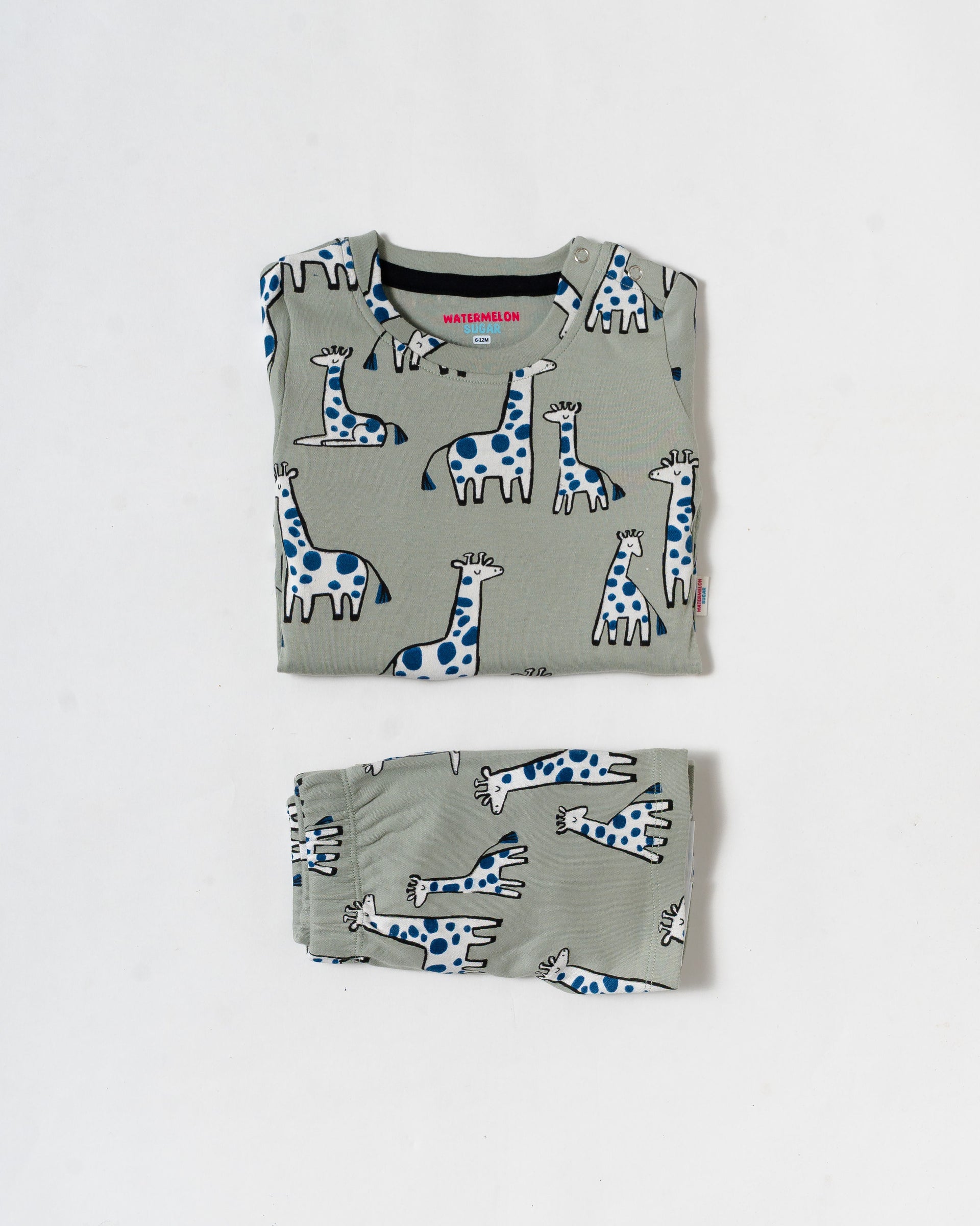 Sage Giraffe Meadow Co-ord Set (362)