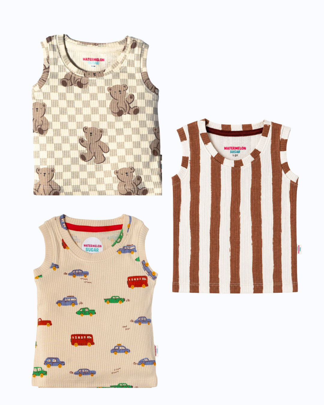 SLEEVELESS TSHIRTS 4-5Y(SL9)