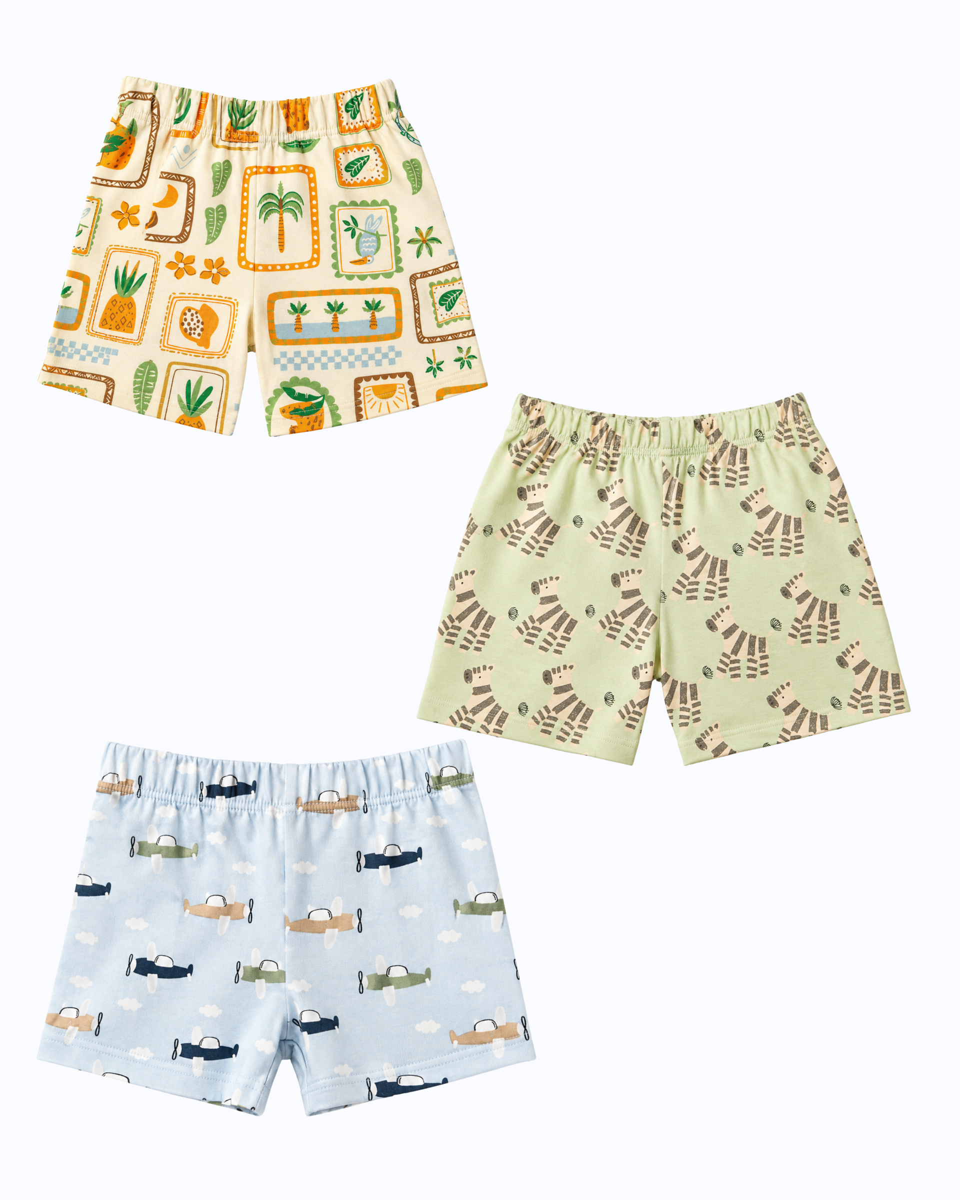 SHORTS 4-5Y (PACK OF 3)-HS19