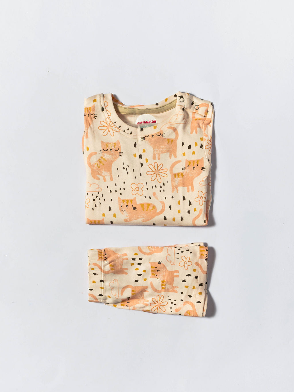 Pink Cat Printed Co-ord Set (168)