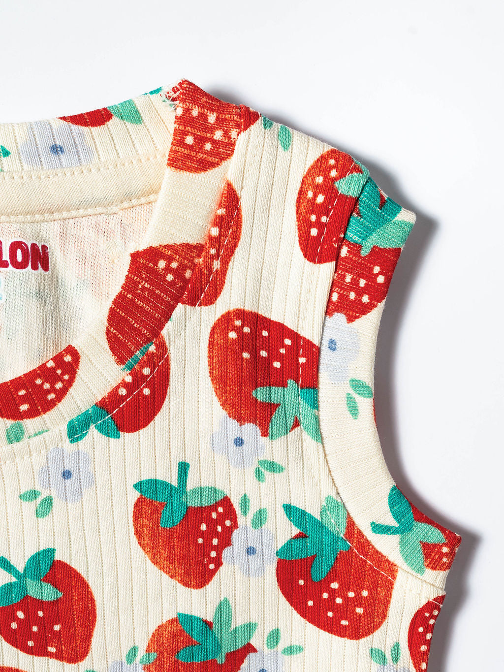 Strawberry Splash Ribbed Co-ord Set (430)