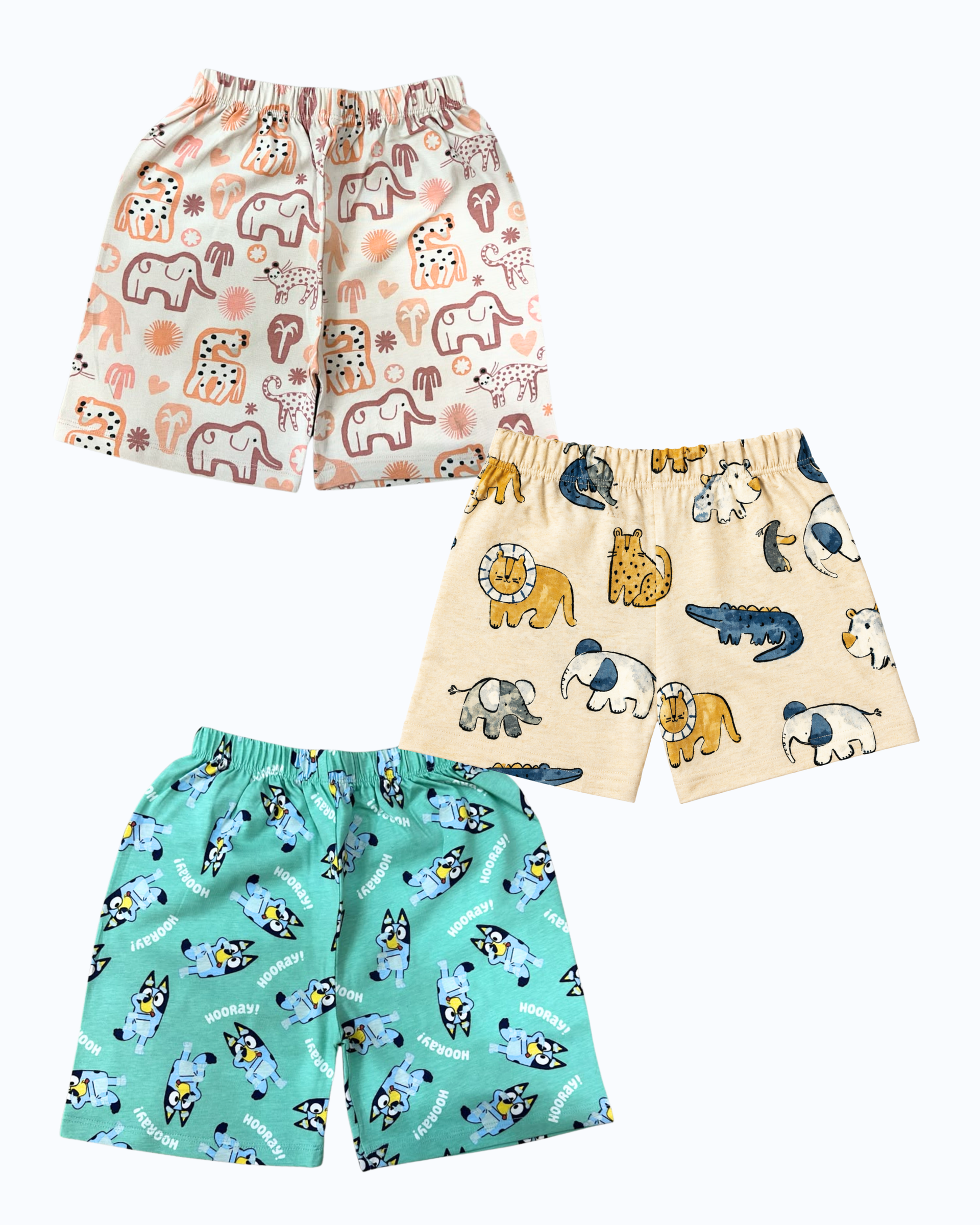 SHORTS 5-6Y (PACK OF 3)-HS6