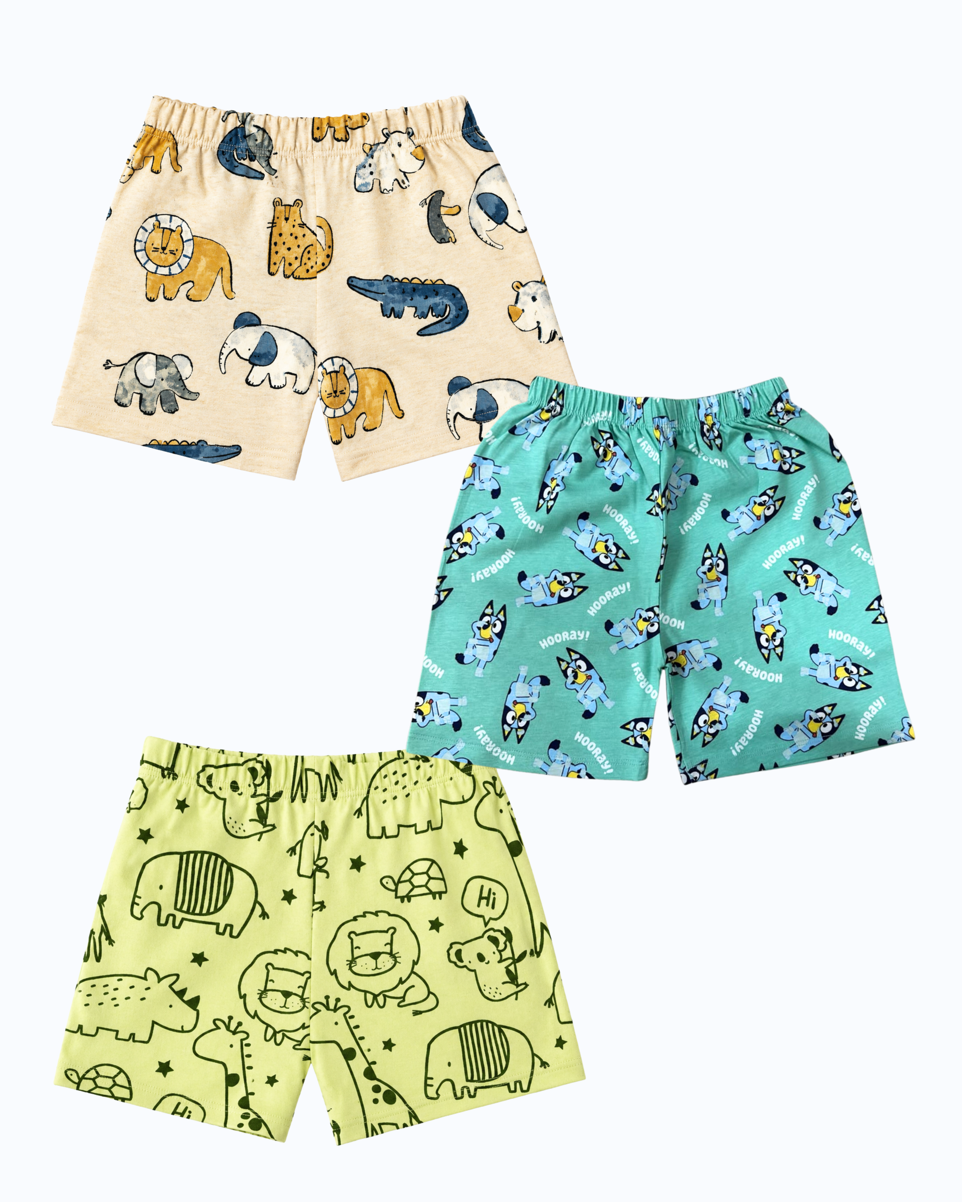 SHORTS 5-6Y (PACK OF 3)-HS14
