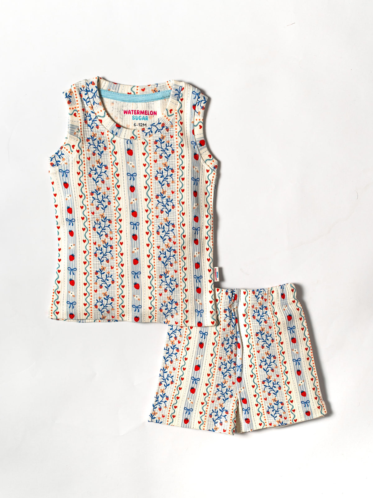 French-Inspired Sleeveless Co-ord Set (477)
