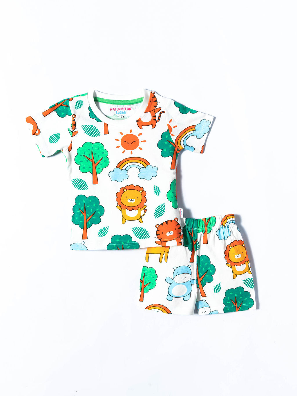 White Jungle Friends Co-ord Set (463)