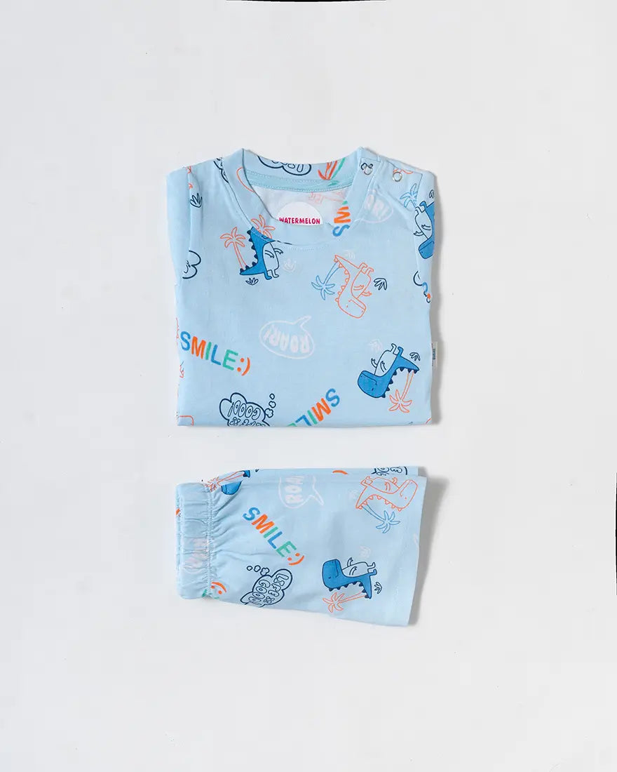 Smile Dino Print Co-ord Set (218)