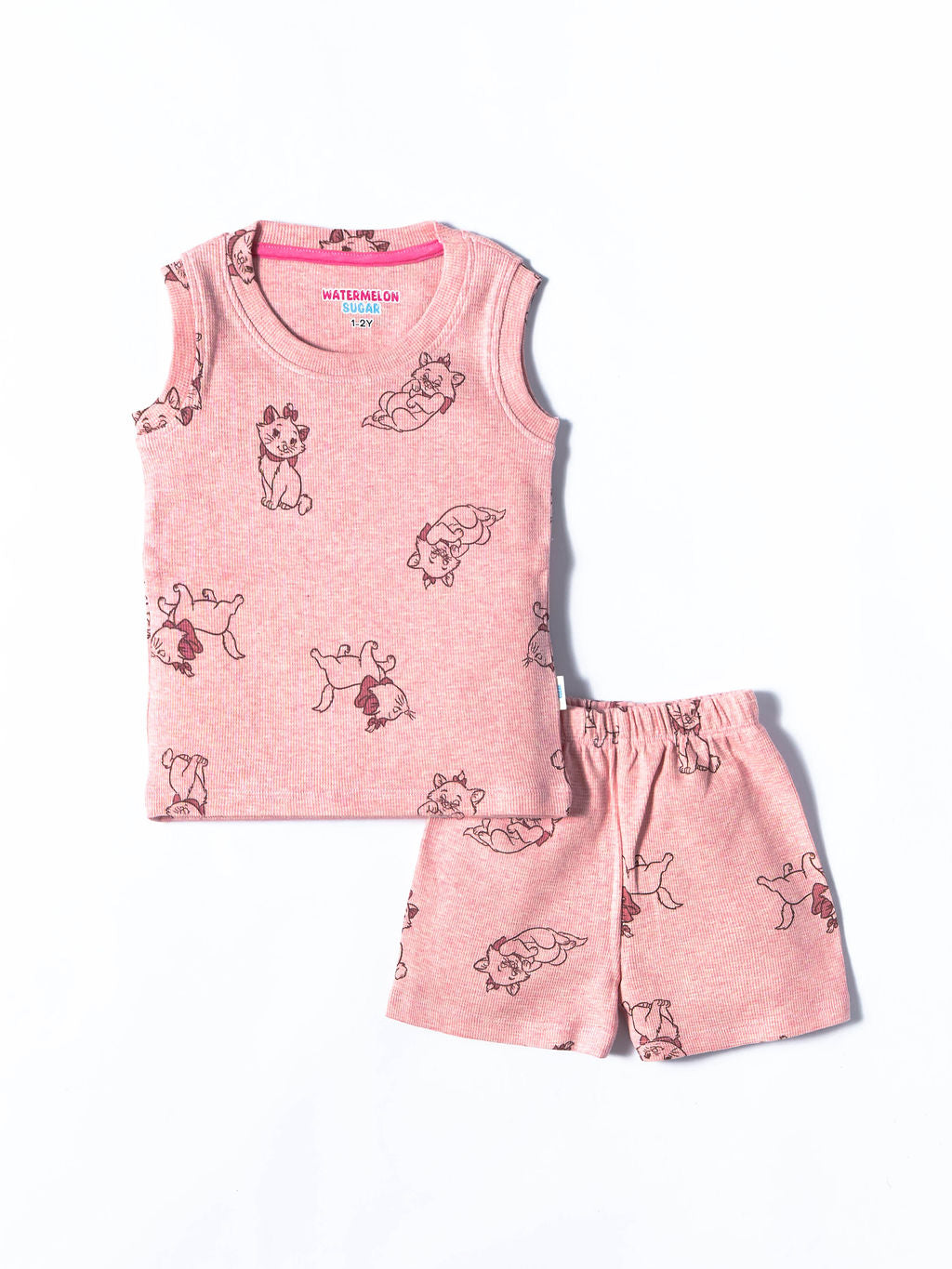 Pink Kitty Co-ord Set (481)