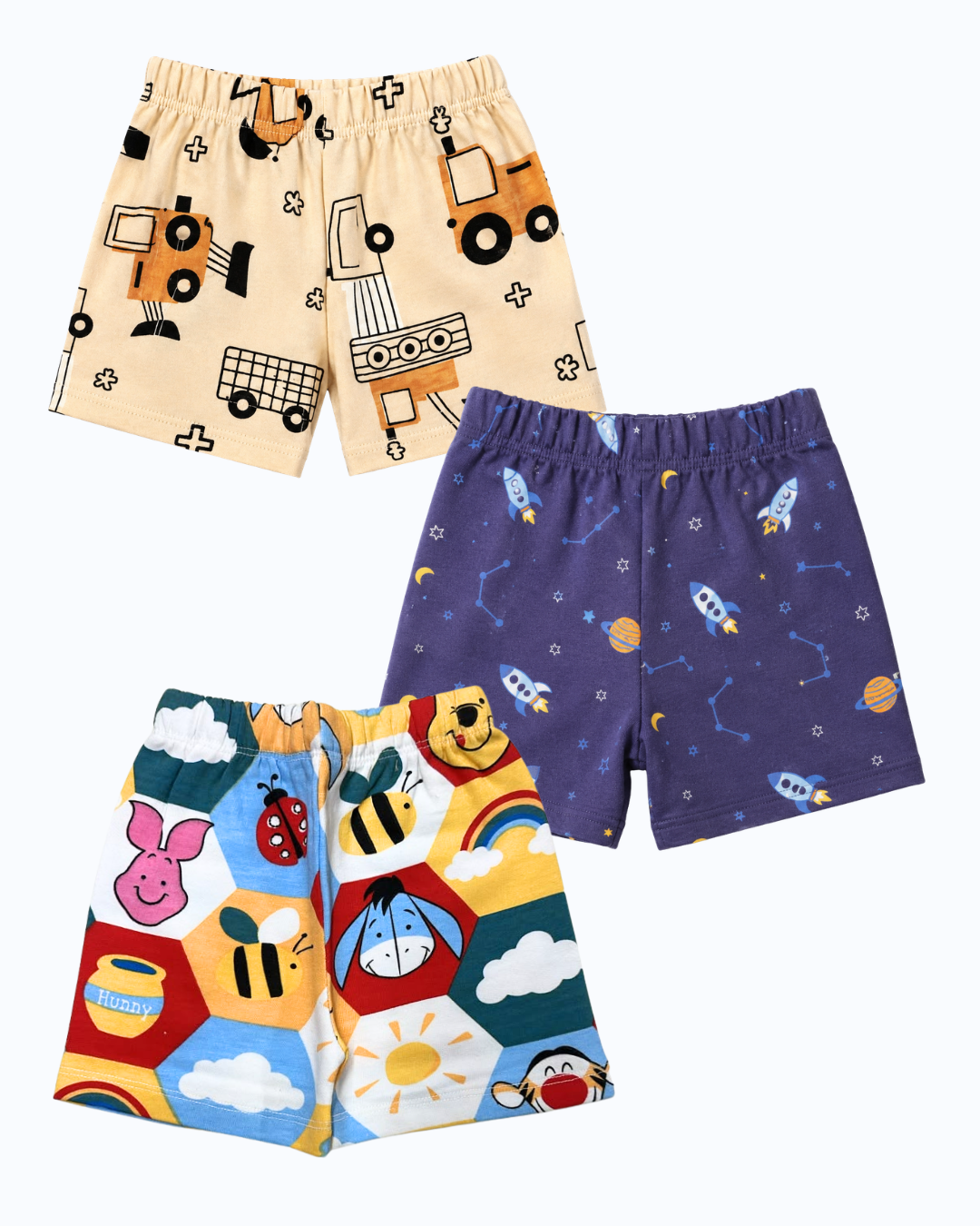 SHORTS 6-12M (PACK OF 3)-HS12