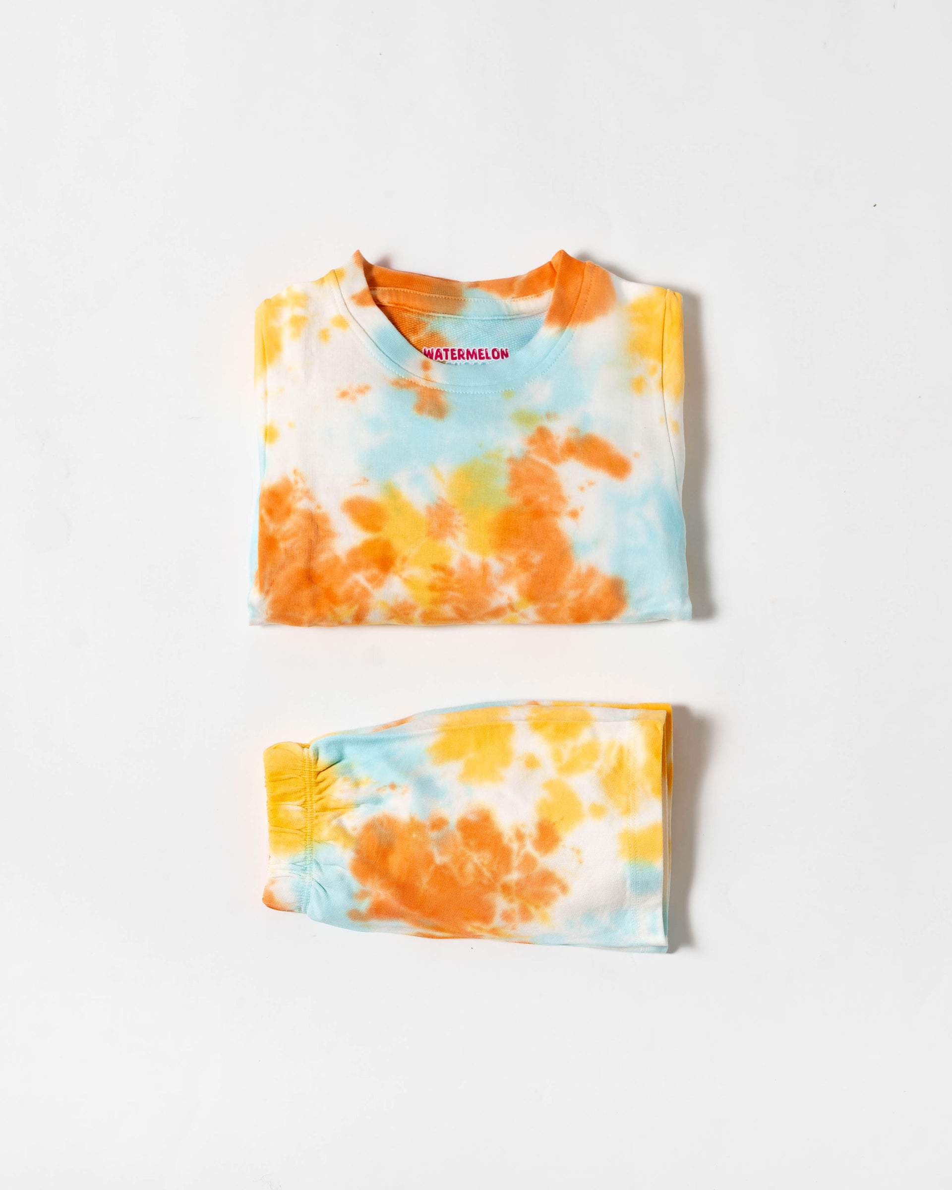 Sunshine Tie-Dye Cotton Loopknit Co-ord Set (376)