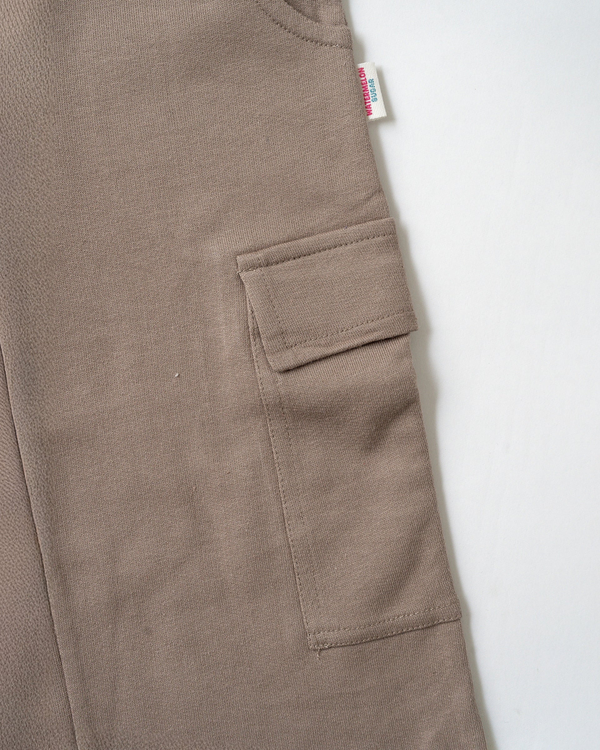 Earth Brown Cotton Cargo Pants (CTP07)