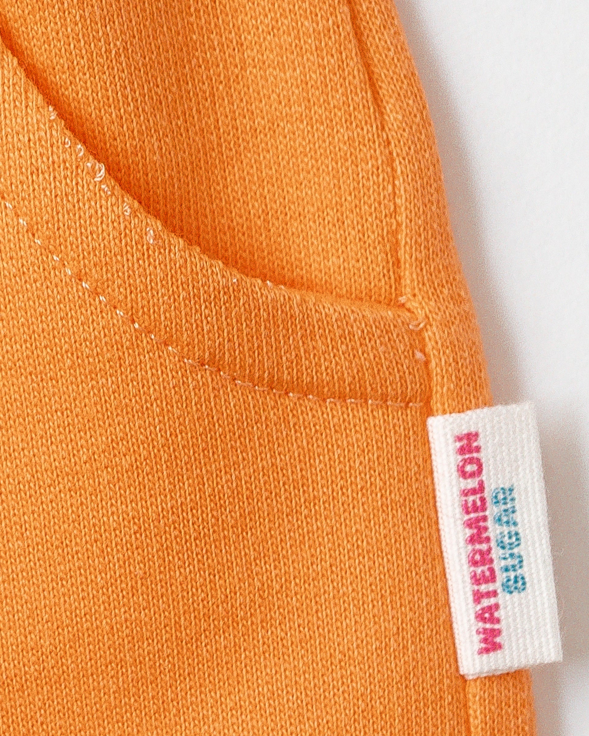 Orange Cotton Loopknit Cargo Pants (CTP09)