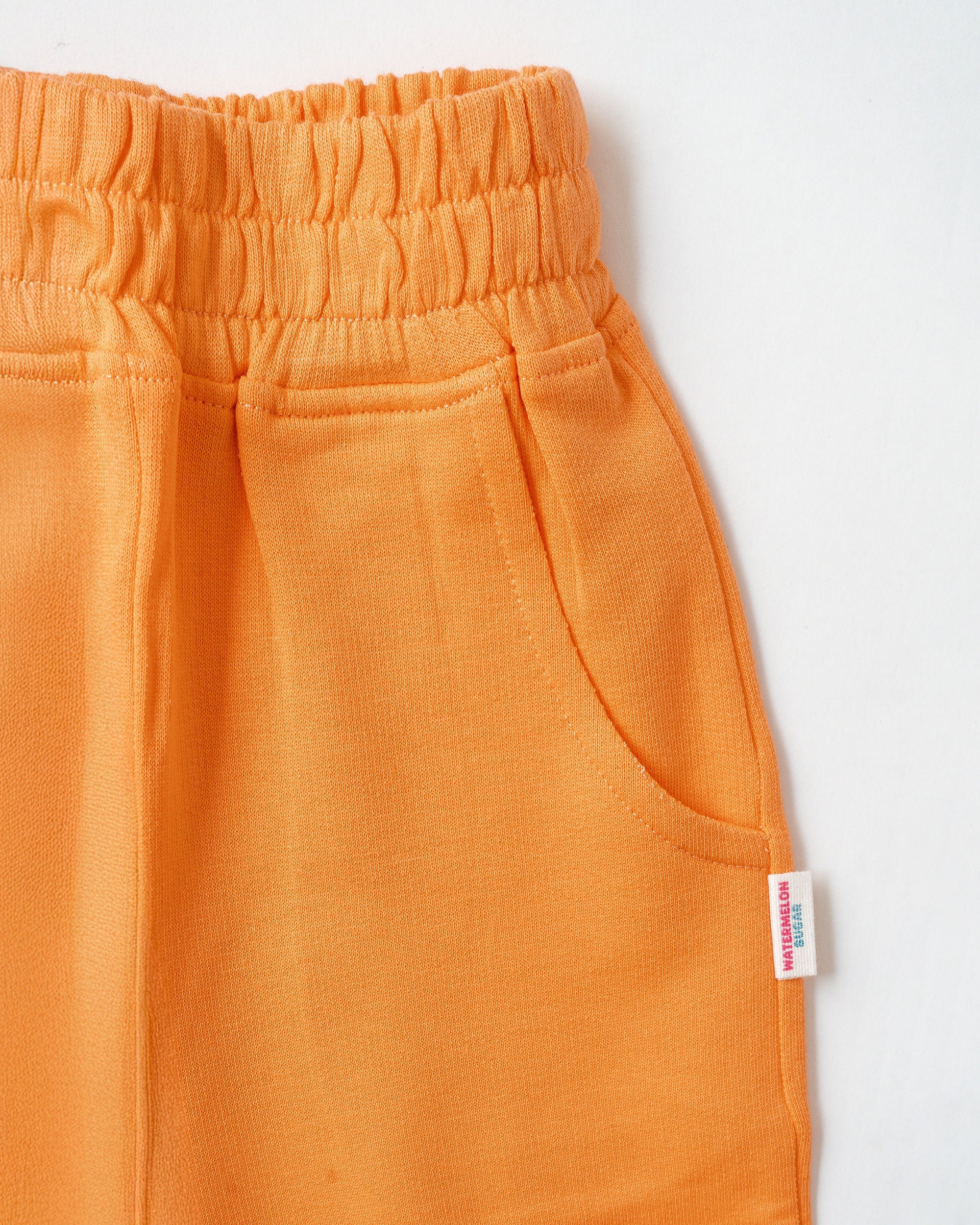 Orange Cotton Loopknit Cargo Pants (CTP09)