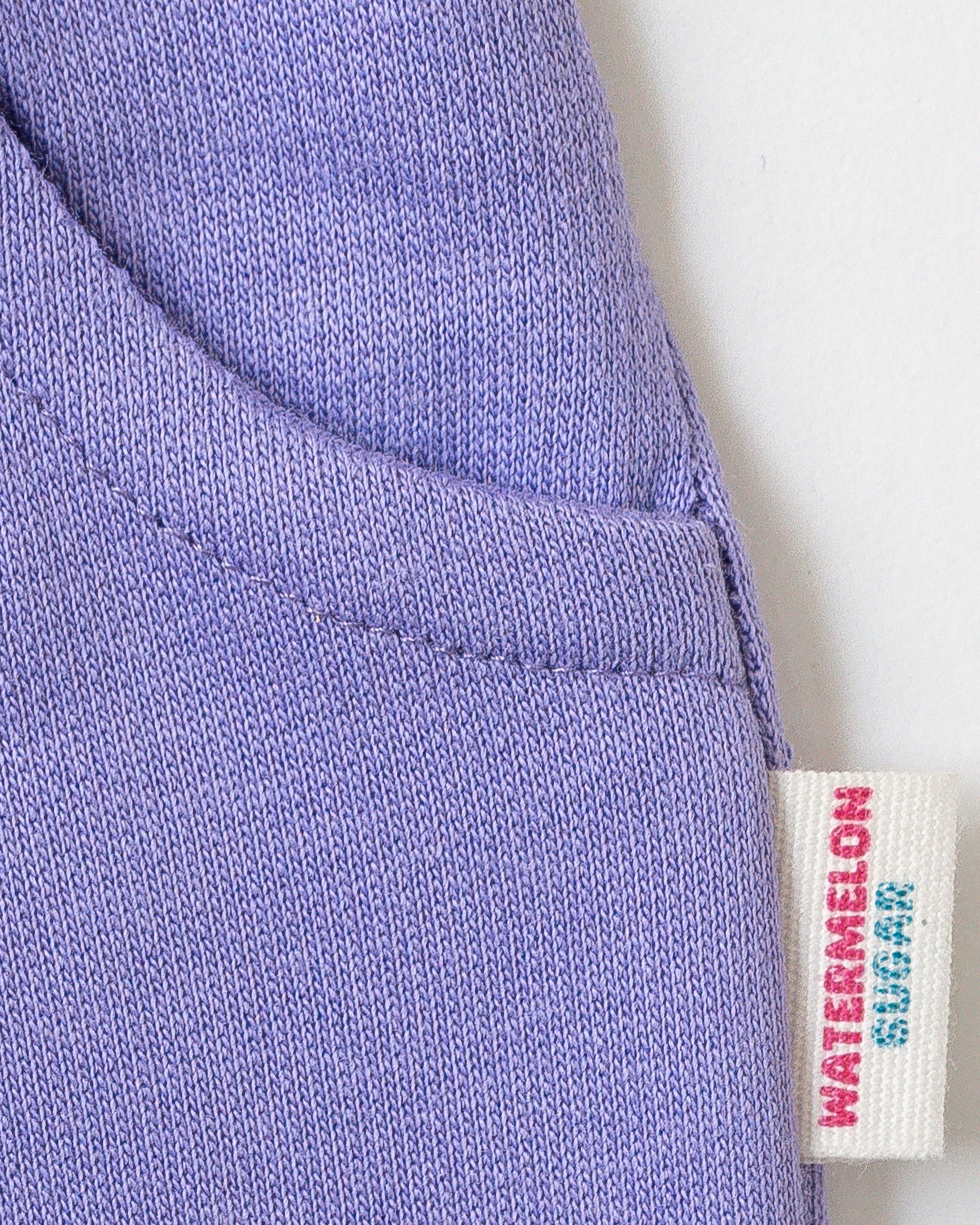 Lavender Cotton Loopknit Cargo Pants (CTP08)