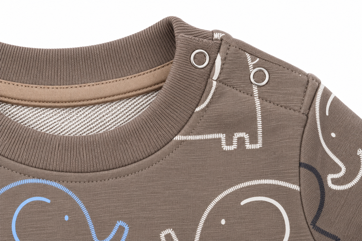 Elephant Print Sweatshirt (677)