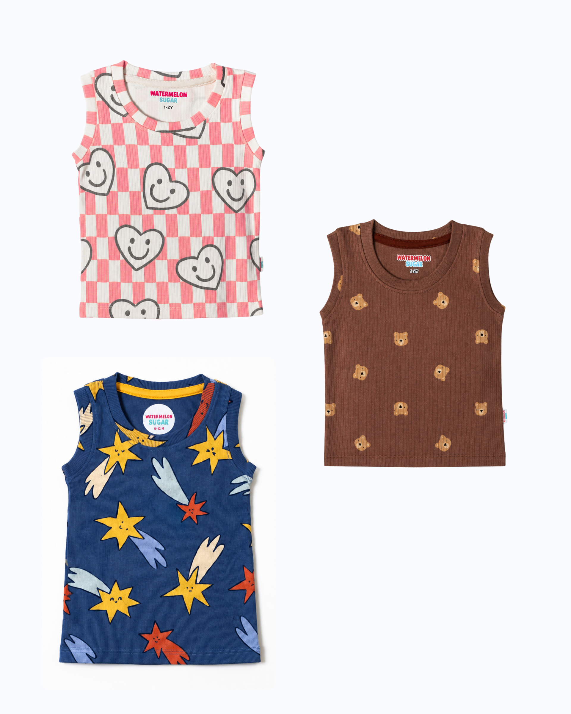 SLEEVELESS TSHIRTS-6-12M (SL3)