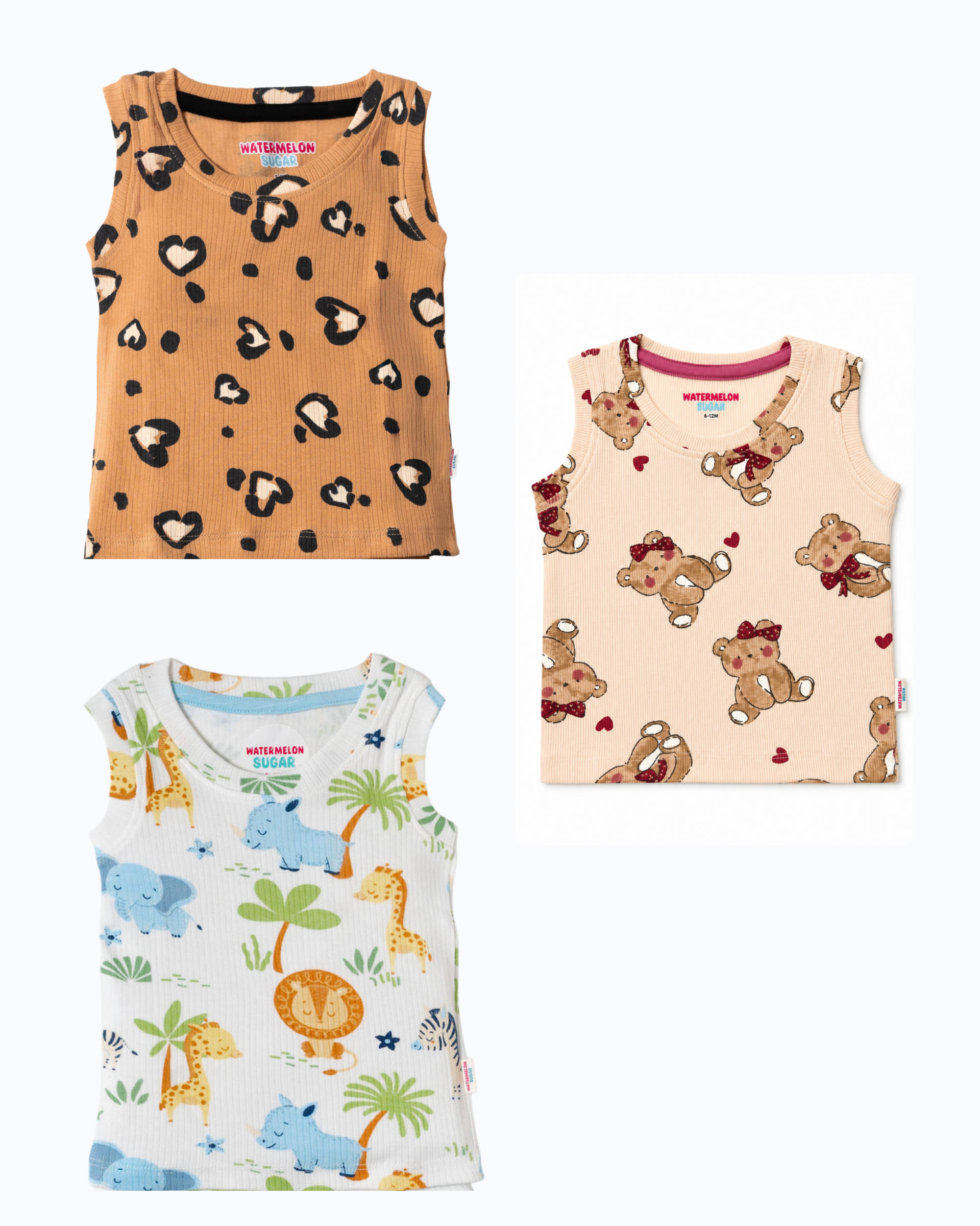 SLEEVELESS TSHIRTS-6-12M (SL5)