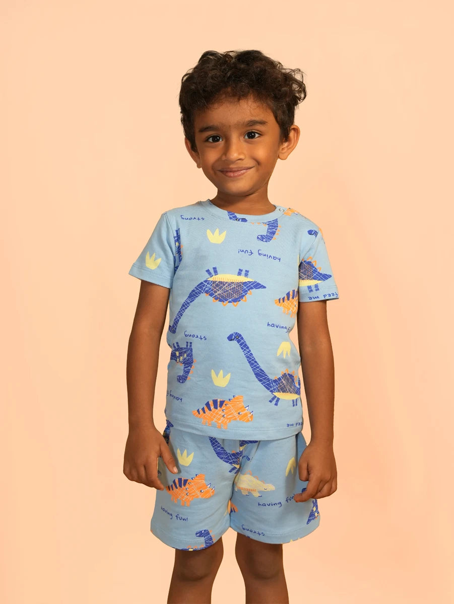 BLUE DINOSAURS CO-ORD