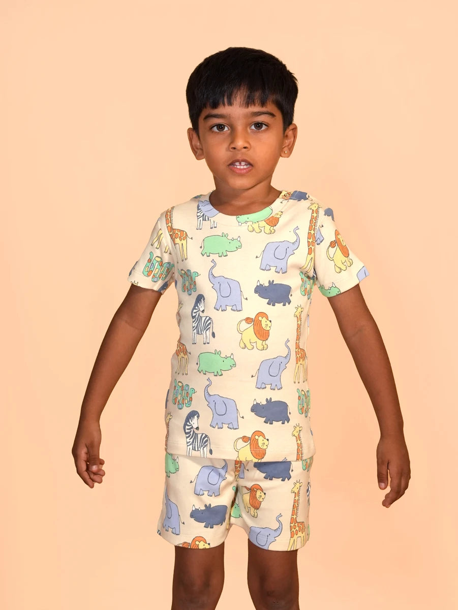 Safari Animal Printed Co-ord Set
