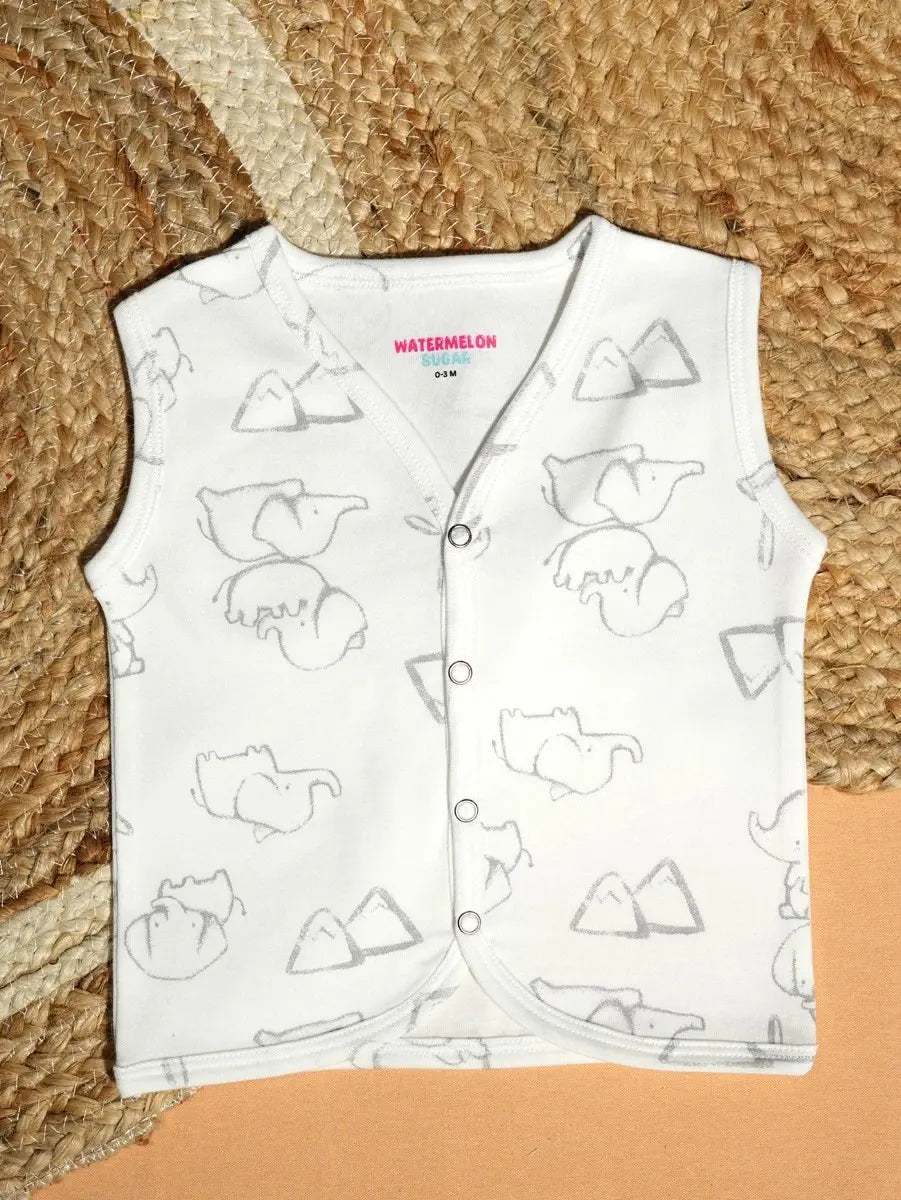 Elephant Print Baby Jabla